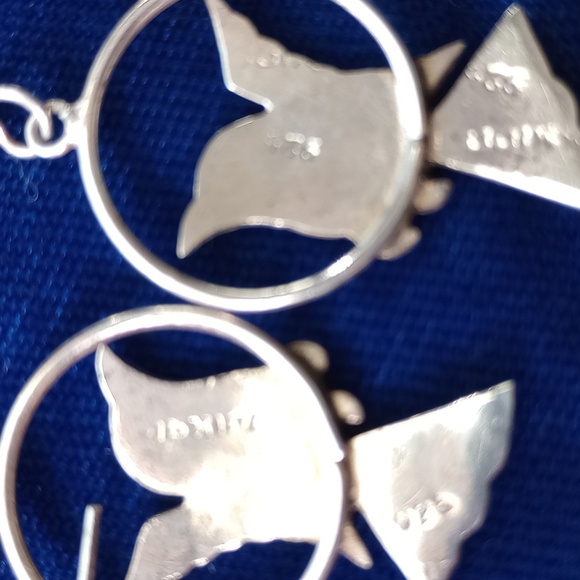 Colorful Hummingbird Dangle Earrings - Picture 6 of 9